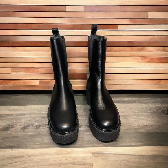 Staud Palamino Platform Leather Boots Size 6 (36)