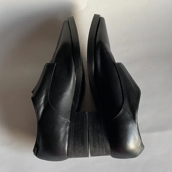 Stella McCartney Black Frankie Vegan Leather Pointy Toe Loafer Shoes size 36 EU
