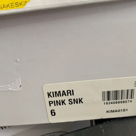 Steve Madden Kimari Pink Snake Boots