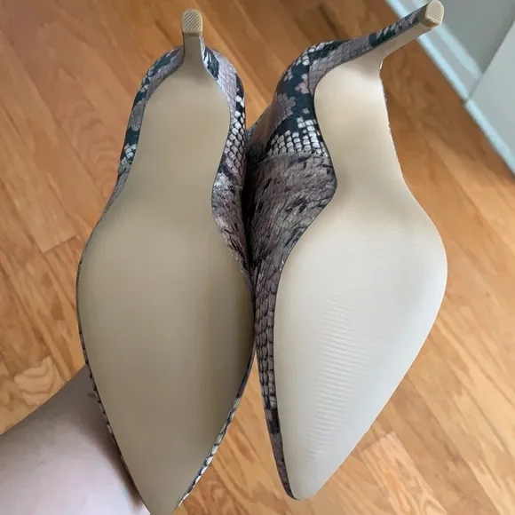 Steve Madden Kimari Pink Snake Boots