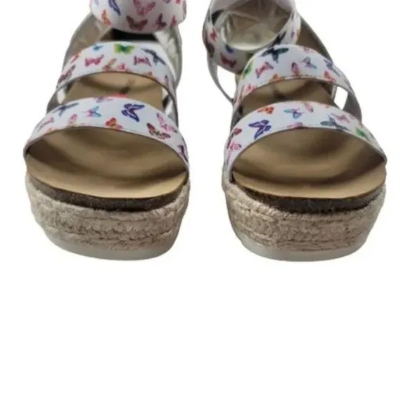 Steve Madden Kimmie Butterfly Flatform Sandals NWOT