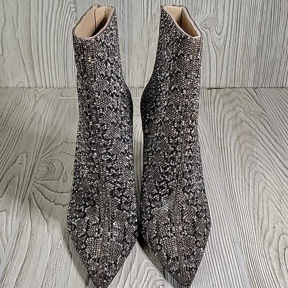 Steve Madden Robyn Snake Jeweled Ankle Boots Womens Size 5.5 NEW