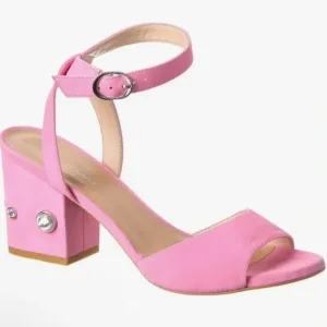 🌹STUART WEITZMAN 🌹 Allshine 75 Crystal-Embellished Suede Sandals Size: 6B
