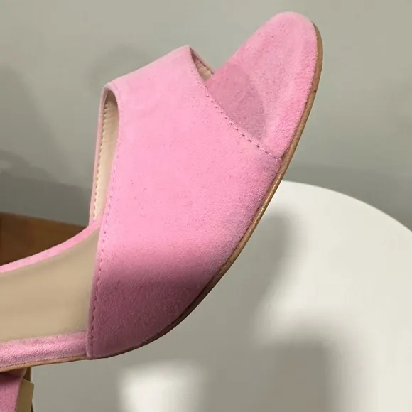 🌹STUART WEITZMAN 🌹 Allshine 75 Crystal-Embellished Suede Sandals Size: 6B