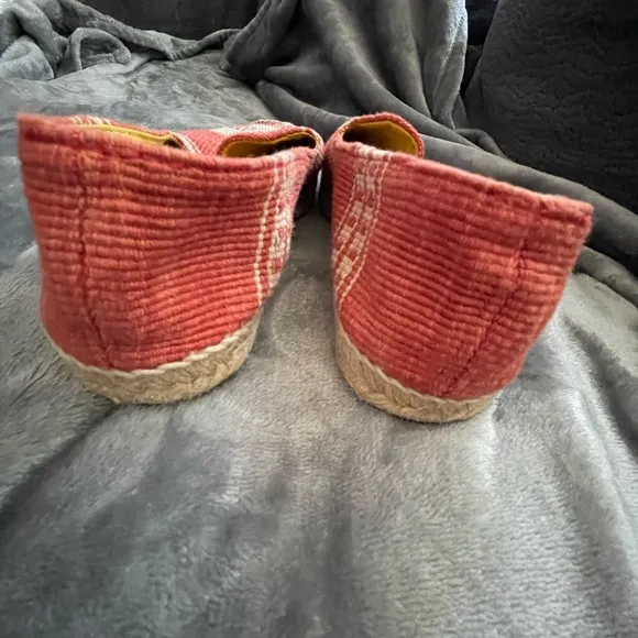 Stubbs and Wootton one of a kind red cream espradrille sandals SZ EUR 38