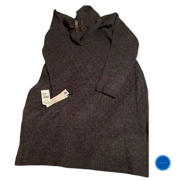 STUDIO 1 Long Sleeve Sweater Dress
