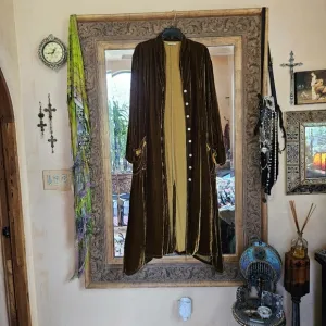 STUNNING VELVET DUSTER COAT*