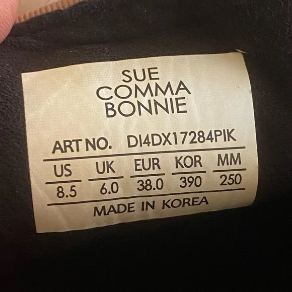 Suecomma Bonnie SCB Sneakers Womens Ortholite Pink Fur Accent Shoes Sz 8…