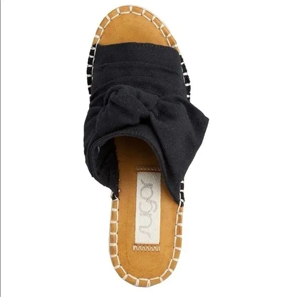 Sugar Women’s Wedge Sandals sz 10 Linen NEW #G267