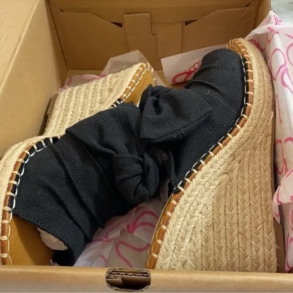 Sugar Women’s Wedge Sandals sz 10 Linen NEW #G267