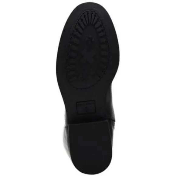 SUN STONE Womens Black Gore Stretch Allicce Round Toe Block Heel Boots 5.5 M
