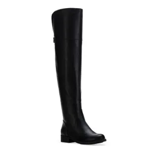 SUN STONE Womens Black Gore Stretch Allicce Round Toe Block Heel Boots 5.5 M