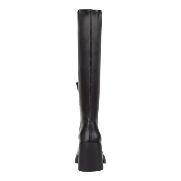 Sun   Stone Women's Tylaa Block Heel Dress Boots Black Size 7