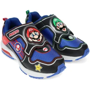 Super Mario Brothers Light-Up Sneakers Luigi Nintendo Little Kids 3 School Shoes