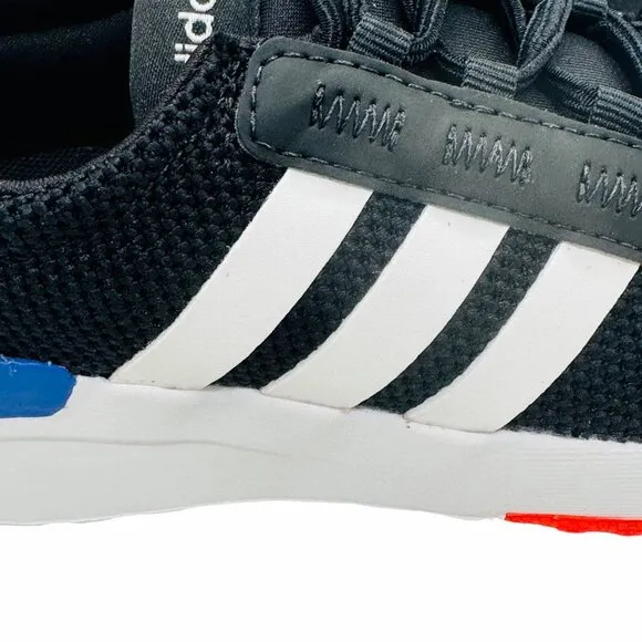 🤩Sz 8K Adidas Racer TR211 Slip On Running Toddler Baby's Shoes H04229 Black New