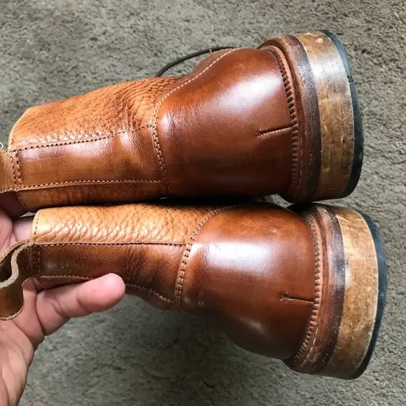 Taft Rome Full-grain Leather Cap Toe Dress Boots size 9