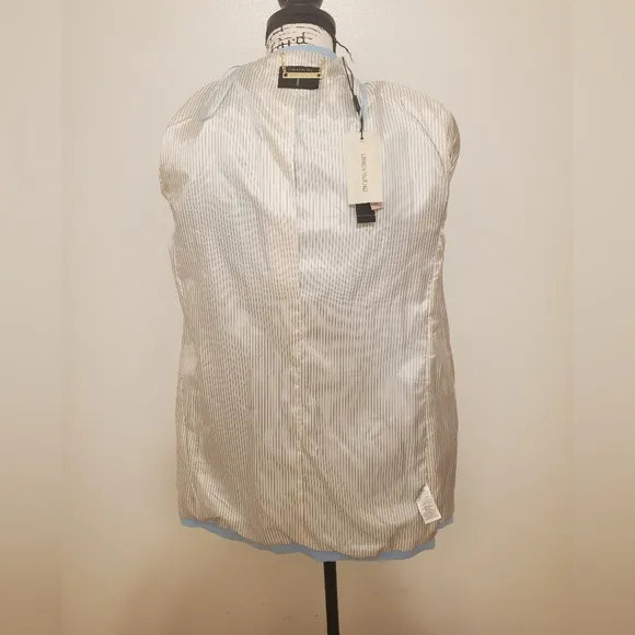 Tahari | Light Blue Linen Fully Lined Blazer - Size Small