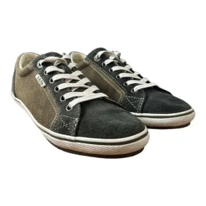Taos Shoes Retro Star Casual Sneakers Green Leather Lace Up Color Block Size 8.5