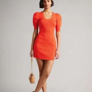 Ted Baker Dollra Scoop Neck Bodycon Dress, size L