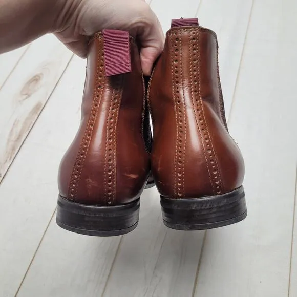 Ted Baker Marson  Chelsea boots tan cognac dress shoes