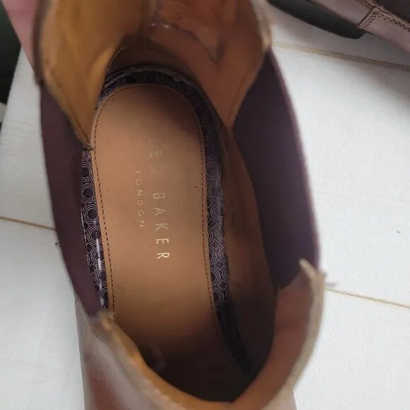 Ted Baker Marson  Chelsea boots tan cognac dress shoes