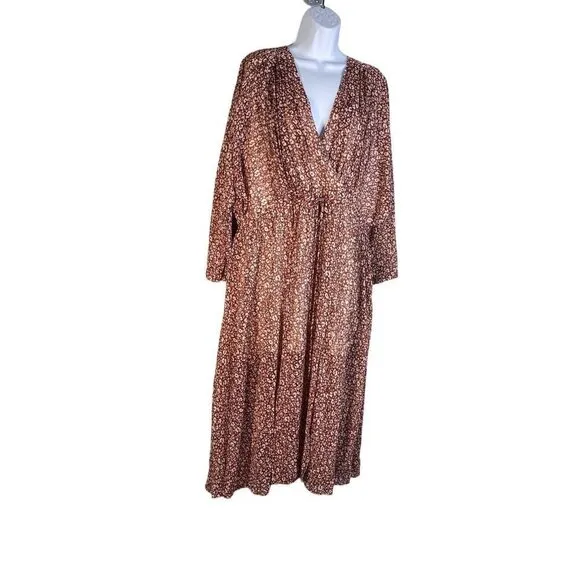 Ted Baker Womens Vallyy Draped Midi with‎ Batwing Sleeve Deep Purple Size 2/6 US