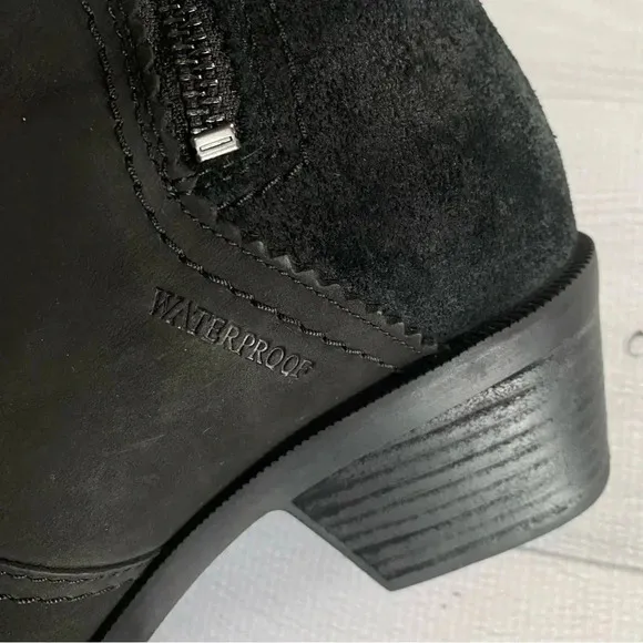 TEVA Anaya Tall Waterproof Boot Black Sz 8.5 ‼️FLAW Read