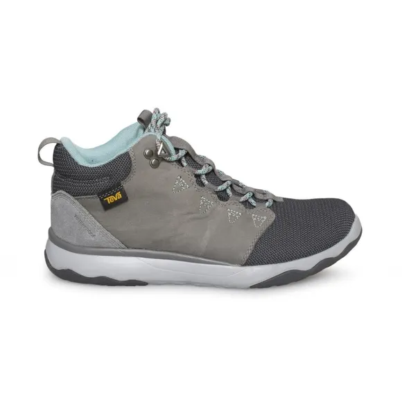 Teva Arrowood Mid Charcoal Grey Boots, Size 9