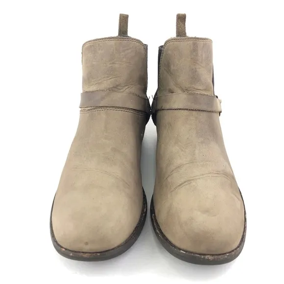 Teva De La Vina Dos Brown Leather Chelsea Boots 10