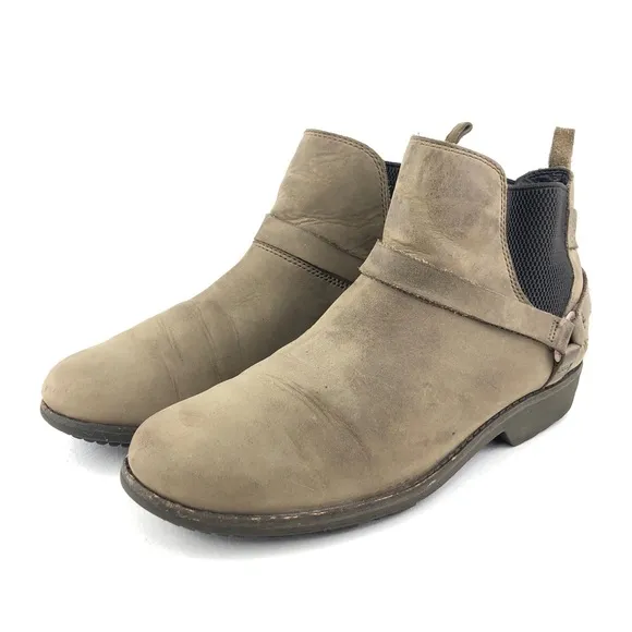 Teva De La Vina Dos Brown Leather Chelsea Boots 10