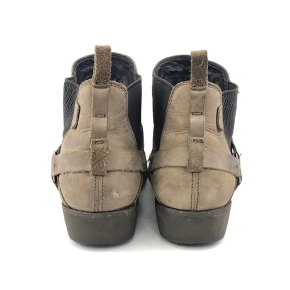 Teva De La Vina Dos Brown Leather Chelsea Boots 10
