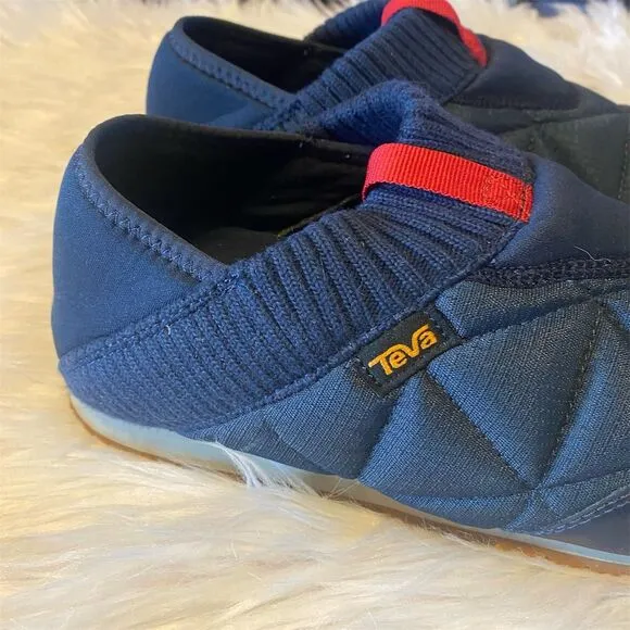 Teva ReEmber Men's Quilted Moc Slip-On Shoes Blue Size 8 Casual