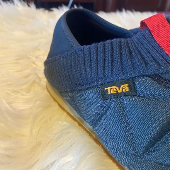 Teva ReEmber Men's Quilted Moc Slip-On Shoes Blue Size 8 Casual