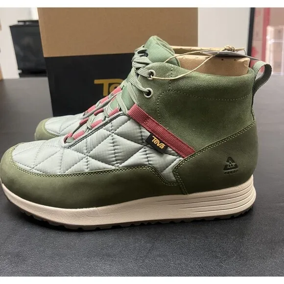 Teva Women's Reember Commute WP Olivine / Moon Mist Hiking Boots Size 10