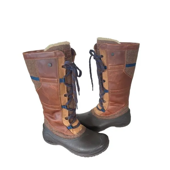 The North Face Insulated Shellista IV Tall Winter Boot W's 10.5 EU 41.5 Tan