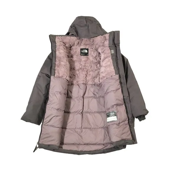 The North Face Jacket Girls M (10/12) Dryvent 550 Down Fill Hooded Parka Coat