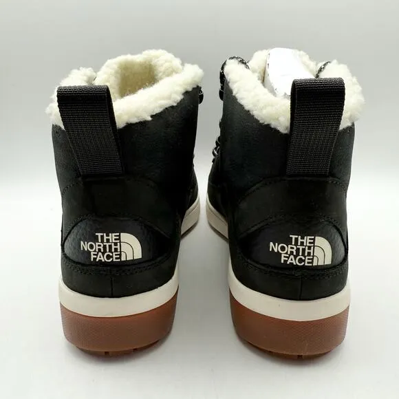 The North Face Womens Sierra Mid Lace Boots US 9.5 Black Waterproof Winter NIB