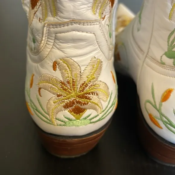 The Old Gringo Multi Color Floral Detailed Boots