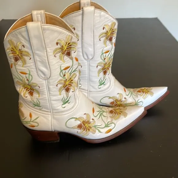 The Old Gringo Multi Color Floral Detailed Boots