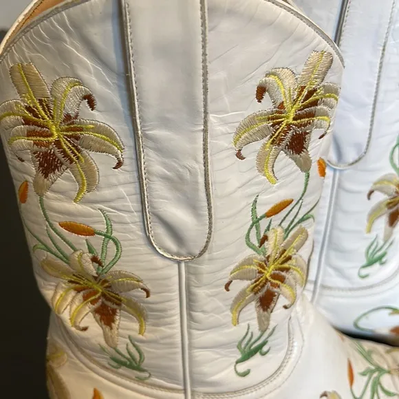 The Old Gringo Multi Color Floral Detailed Boots