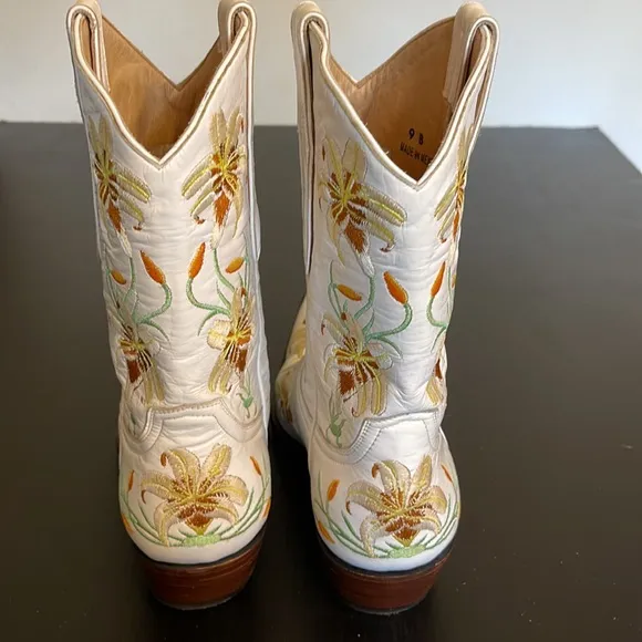 The Old Gringo Multi Color Floral Detailed Boots