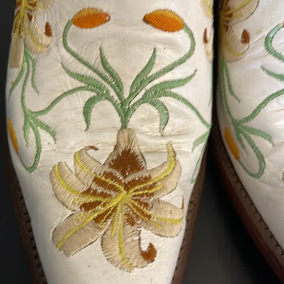 The Old Gringo Multi Color Floral Detailed Boots