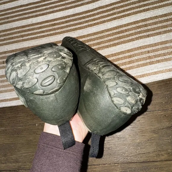 The Original Muck Boot Company Slip On Men’s Green Rubber Waterproof Boots 10