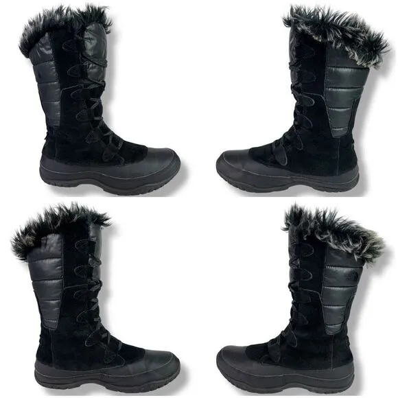 The North Face Nuptse Purna Boots Waterproof Insulated Primaloft Tall 39 / 8