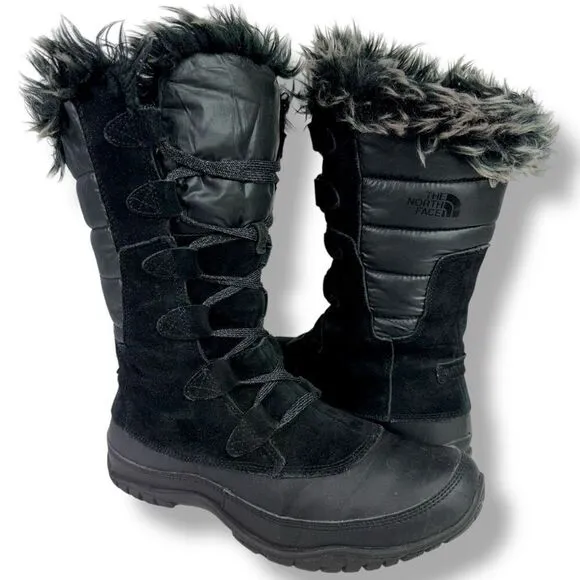 The North Face Nuptse Purna Boots Waterproof Insulated Primaloft Tall 39 / 8