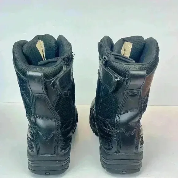 Thorogood Mens Size 10M US Black Tactical Side Zip Waterproof  Boots 834-62194