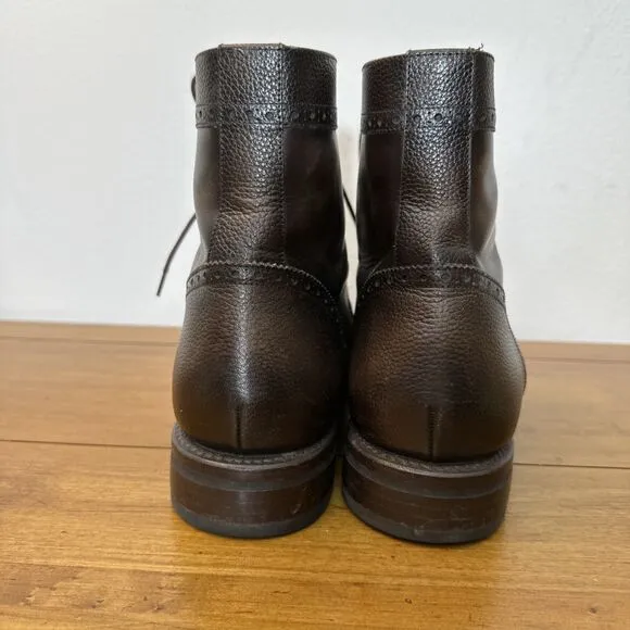 Thursday Boot Co  Men's Size 12 Wingtip Brown Leather Boots 2142-0038