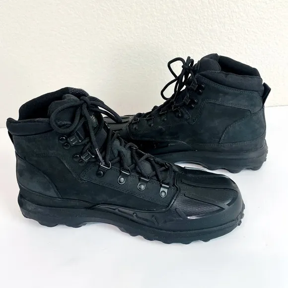 Timberland Black Converge Mid Lace Up Waterproof Boots Size 11