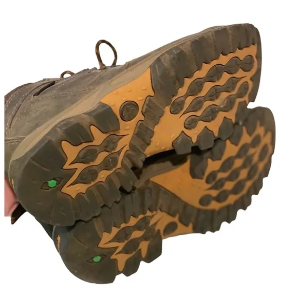 Timberland Boys Waterproof Mid Boot Hiking Snow Brown Leather 13.5