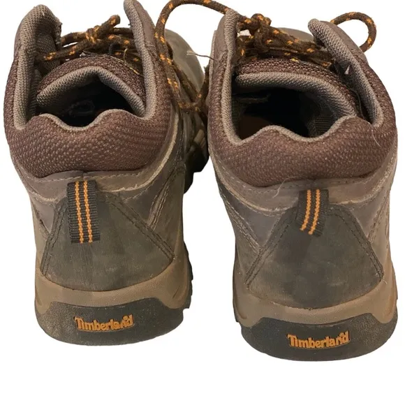 Timberland Boys Waterproof Mid Boot Hiking Snow Brown Leather 13.5